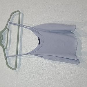 Brandy Melville blue gray crop tank small